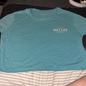Salty Life Cropped Shirt